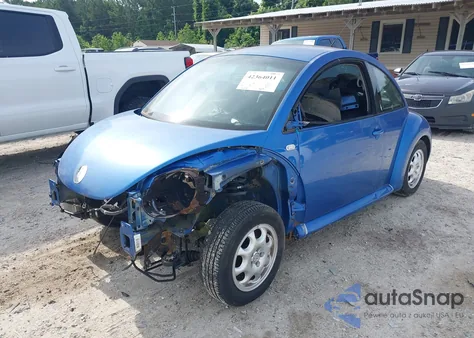 2000 Volkswagen New Beetle Gls Tdi из США, поврежденный, VIN 3VWCF21C3YM415089